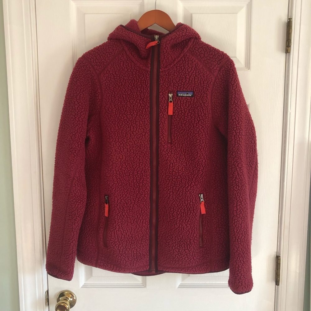 Patagonia Full Zip Hooded Fleece Jacket